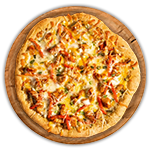 Marinated Spicy Chicken Pizza 