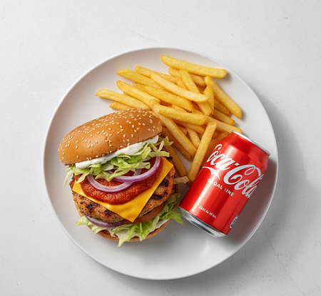 Peri Peri Chicken Burger Meal 