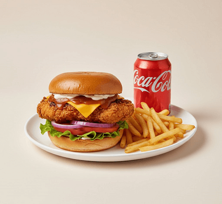 Buffalo Texas Ranch Burger Meal 