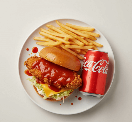 Nashville Dipped Burger Meal 