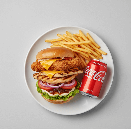 Texas Manhattan Burger Meal 