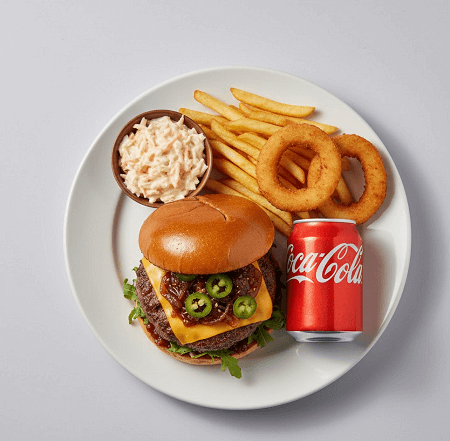 Spiced Gourmet Burger Meal 