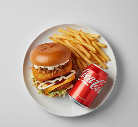 Potato Pie Burger Meal 