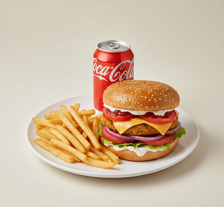 Red Pepper's Very Veg Burger Meal 