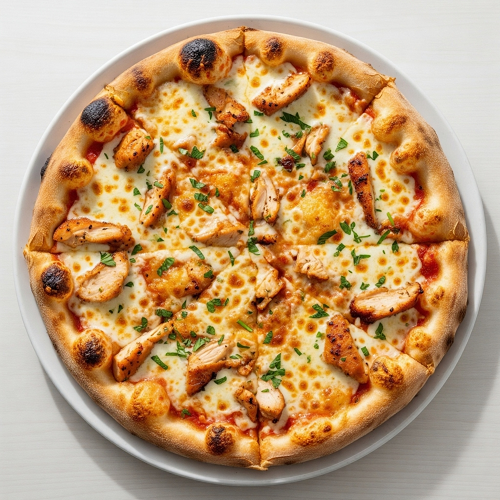 Marinated Spicy Chicken Pizza 