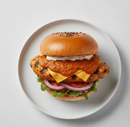 Chicken Tikka Masala Burger 