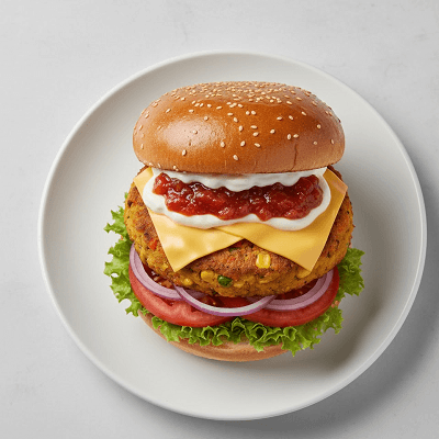 Red Pepper's Very Veg Burger 