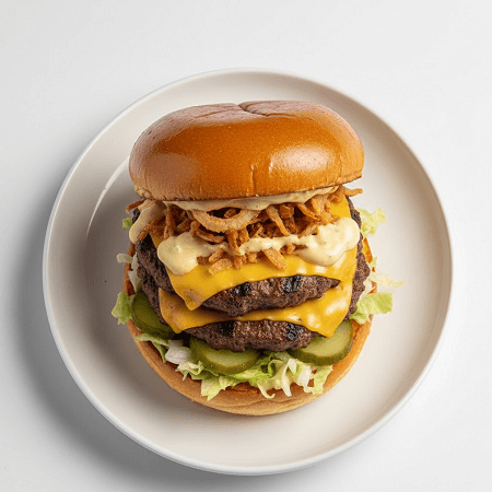 Double Smash Beef Burger 